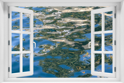 Fototapeta Naklejka Na Ścianę Okno 3D - Water surface background