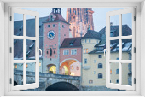 Fototapeta Naklejka Na Ścianę Okno 3D - Regensburg, Germany