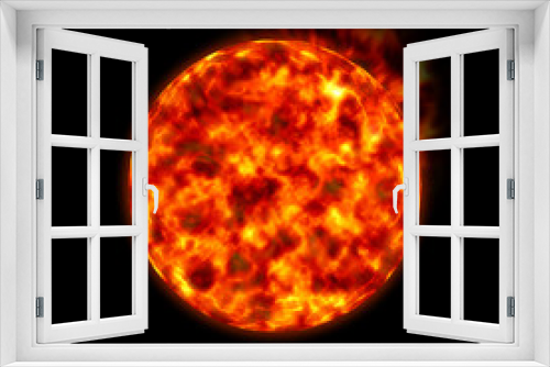 Fototapeta Naklejka Na Ścianę Okno 3D - Star Sun