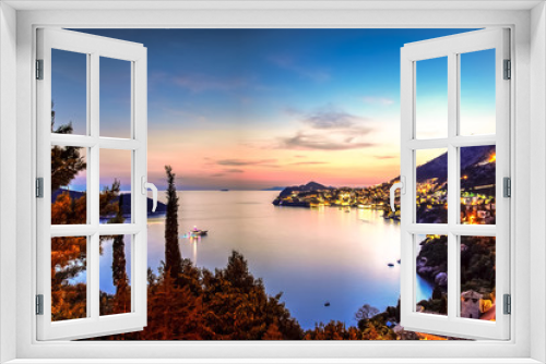 Fototapeta Naklejka Na Ścianę Okno 3D - The Adriatic sea and Dubrovnik