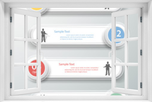 Design clean template infographic. can be used for workflow, layout, diagram