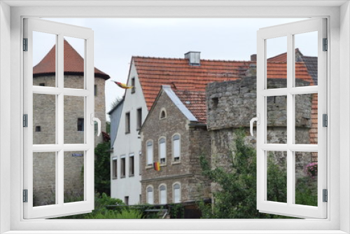 Fototapeta Naklejka Na Ścianę Okno 3D - tour de franken stadtmauer dettelbach