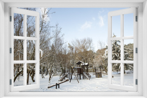 Fototapeta Naklejka Na Ścianę Okno 3D - Manzara