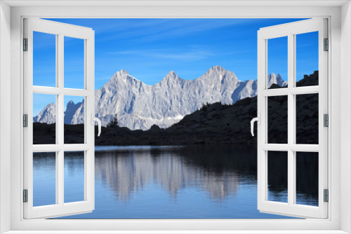 Fototapeta Naklejka Na Ścianę Okno 3D - Dachstein im See