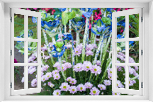Fototapeta Naklejka Na Ścianę Okno 3D - Fancy flowers
