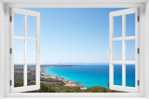 Fototapeta Naklejka Na Ścianę Okno 3D - Formentera Colors