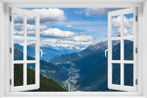 Fototapeta Naklejka Na Ścianę Okno 3D - View of Piora Valley in Ticino