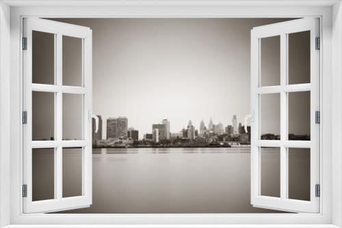 Fototapeta Naklejka Na Ścianę Okno 3D - Philadelphia Skyline