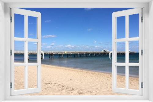 Fototapeta Naklejka Na Ścianę Okno 3D - pompano beach pier