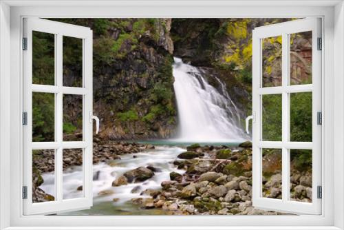 Fototapeta Naklejka Na Ścianę Okno 3D - Reinfall - waterfall Reinfall in Alps