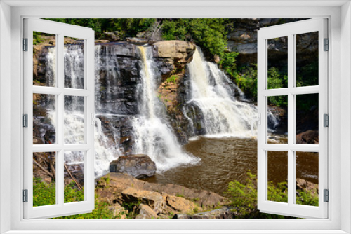Fototapeta Naklejka Na Ścianę Okno 3D - Blackwater Falls State Park