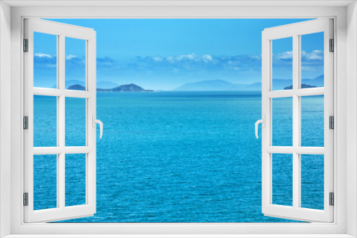 Fototapeta Naklejka Na Ścianę Okno 3D - view from Rex lookout toward Double Island and Cairns