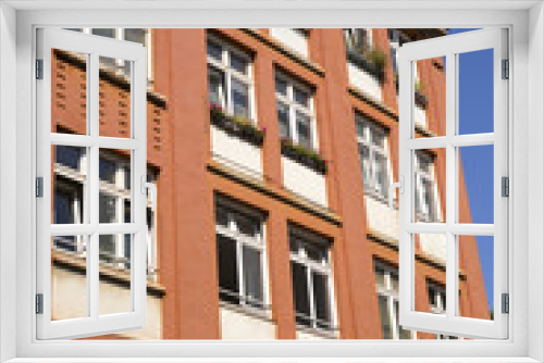 Fototapeta Naklejka Na Ścianę Okno 3D - Altbaugebäude in Hamburg, Deutschland