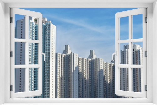 Fototapeta Naklejka Na Ścianę Okno 3D - Public estate in Hong Kong