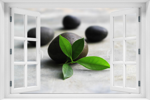 Fototapeta Naklejka Na Ścianę Okno 3D - Stone zen , Background