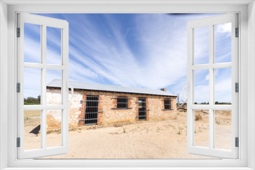 Fototapeta Naklejka Na Ścianę Okno 3D - Perrys stables
