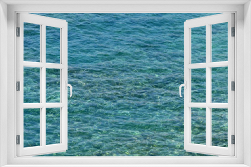 Fototapeta Naklejka Na Ścianę Okno 3D - Blue sea waves