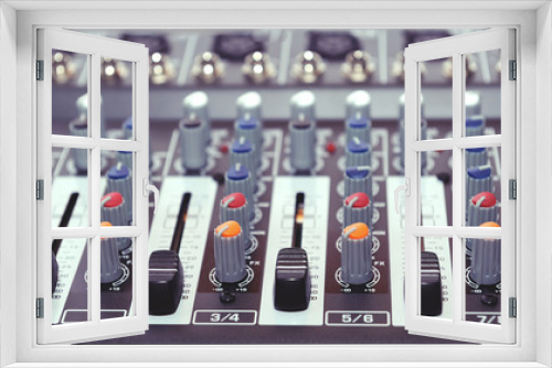 Audio mixer, music equipment