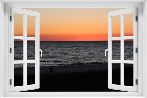 Fototapeta Naklejka Na Ścianę Okno 3D - sundown at the beach
