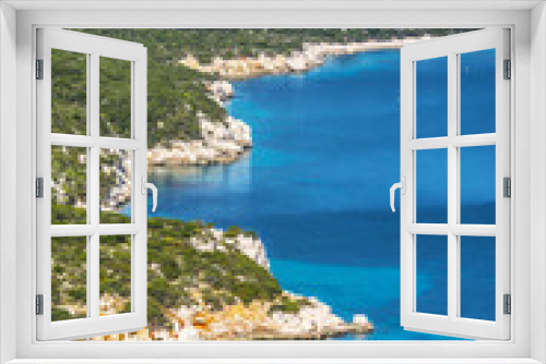 Fototapeta Naklejka Na Ścianę Okno 3D - blue sea in Porto Conte bay