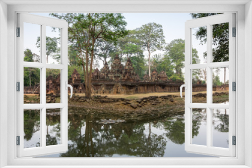 Fototapeta Naklejka Na Ścianę Okno 3D - Banteay Srei temple