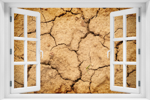 Fototapeta Naklejka Na Ścianę Okno 3D - Dry soil