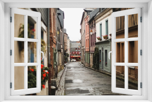 Fototapeta Naklejka Na Ścianę Okno 3D - French port city of Honfleur