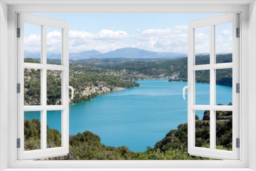 Fototapeta Naklejka Na Ścianę Okno 3D - Lake of Esparron