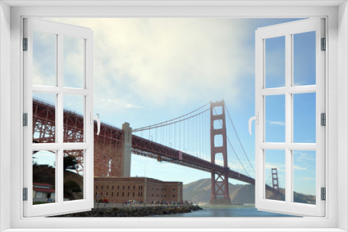 Fototapeta Naklejka Na Ścianę Okno 3D - Golden gate San Francisco