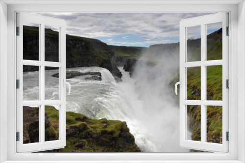 Fototapeta Naklejka Na Ścianę Okno 3D - Gullfoss, Island