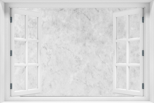 White marble background.