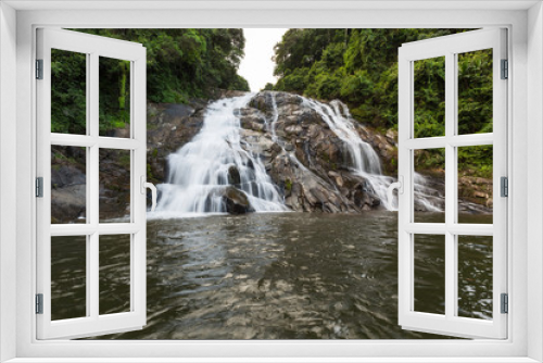 Fototapeta Naklejka Na Ścianę Okno 3D - Debengeni Waterfall