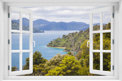 Fototapeta Naklejka Na Ścianę Okno 3D - Marlborough Sounds South Island