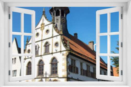 Fototapeta Naklejka Na Ścianę Okno 3D - Rathaus der Stadt Burgsteinfurt in Nordrhein-Westfalen