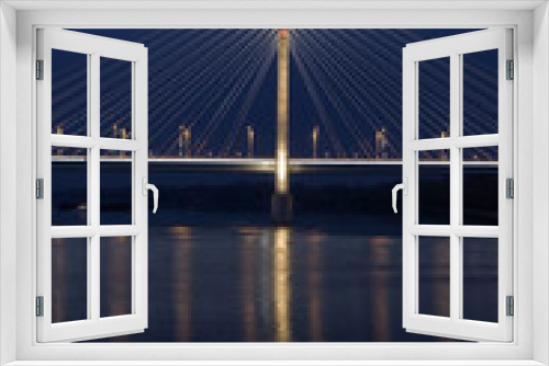 Fototapeta Naklejka Na Ścianę Okno 3D - Megyeri bridge