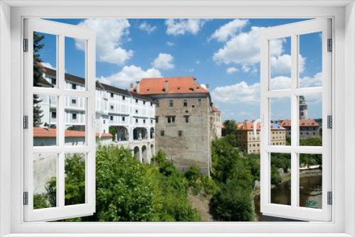 Fototapeta Naklejka Na Ścianę Okno 3D - Castle Cesky Krumlov in southern Bohemia, Czech Republic
