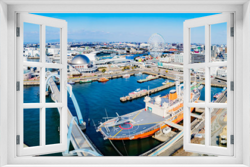 Fototapeta Naklejka Na Ścianę Okno 3D - 名古屋港