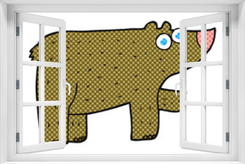 Fototapeta Naklejka Na Ścianę Okno 3D - cartoon bear