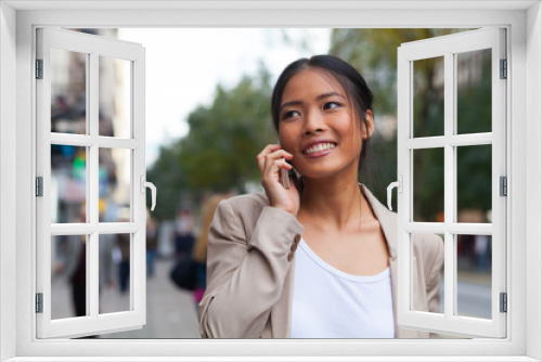 Woman with cellphone