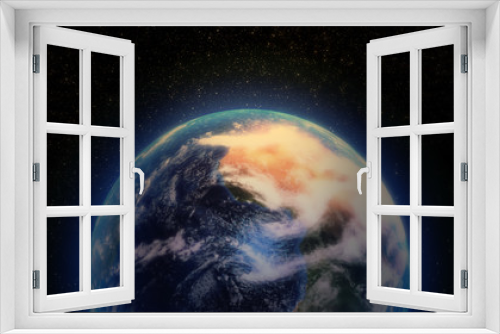 Fototapeta Naklejka Na Ścianę Okno 3D - Earth 
