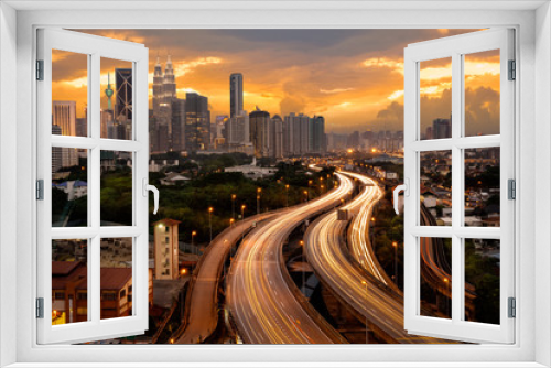 Fototapeta Naklejka Na Ścianę Okno 3D - Kuala Lumper