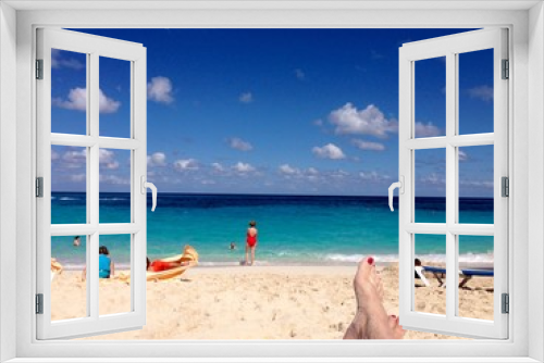 Fototapeta Naklejka Na Ścianę Okno 3D - Paradies Island, relaxen am Meer