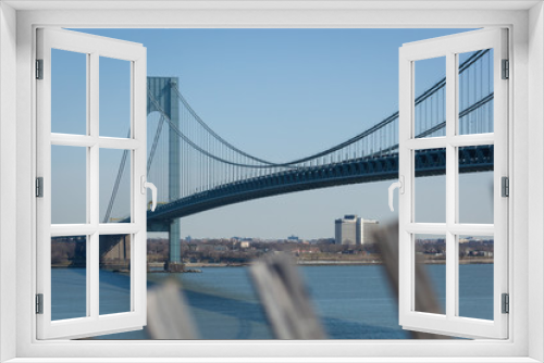 Fototapeta Naklejka Na Ścianę Okno 3D - Verrazano-Narrows Bridge