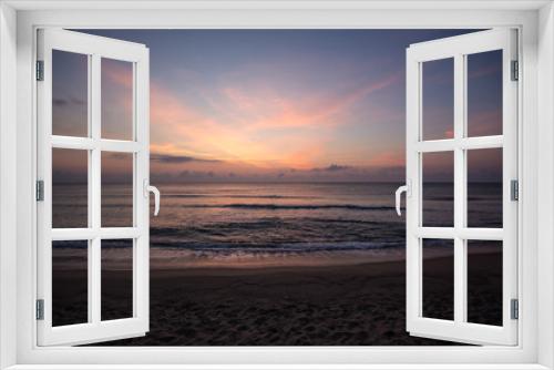 Fototapeta Naklejka Na Ścianę Okno 3D - Sonnenaufgang am Strand des schwarzen Meeres