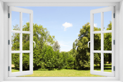 Fototapeta Naklejka Na Ścianę Okno 3D - French coutryside panorama