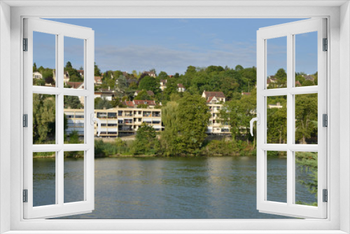 Fototapeta Naklejka Na Ścianę Okno 3D -  the picturesque village of Triel sur Seine