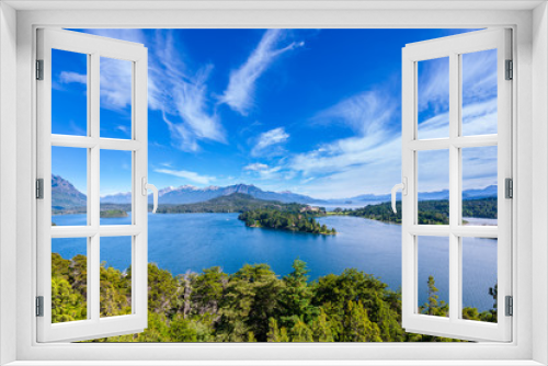 Fototapeta Naklejka Na Ścianę Okno 3D - Nahuel Huapi lake, San Carlos de  Bariloche (Argentina) 
