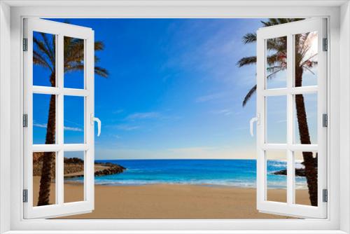 Fototapeta Naklejka Na Ścianę Okno 3D - Cullera Platja del Far beach Playa del Faro Valencia