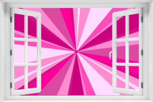 Fototapeta Naklejka Na Ścianę Okno 3D - Rays Radius Background Center Pink