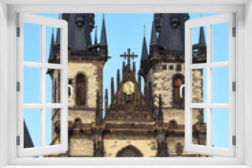 Fototapeta Naklejka Na Ścianę Okno 3D - Church of Our Lady before Tyn